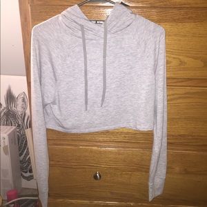 😽hooded cropped hoodie😽